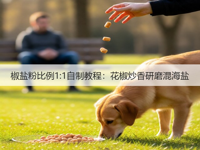 椒盐粉比例1:1自制教程：花椒炒香研磨混海盐(图1)