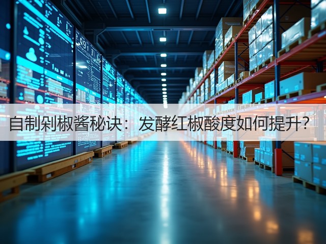 自制剁椒酱秘诀：发酵红椒酸度如何提升？(图1)