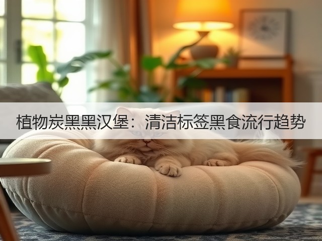 植物炭黑黑汉堡：清洁标签黑食流行趋势(图2)