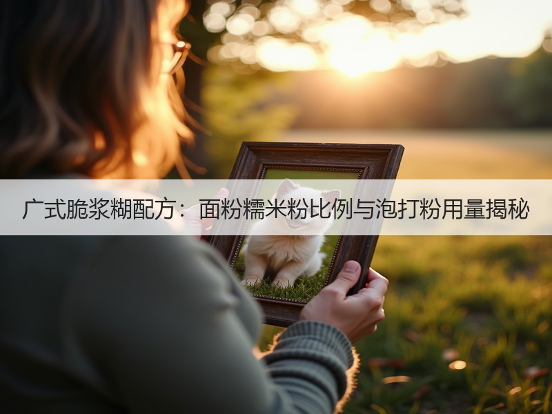 广式脆浆糊配方：面粉糯米粉比例与泡打粉用量揭秘