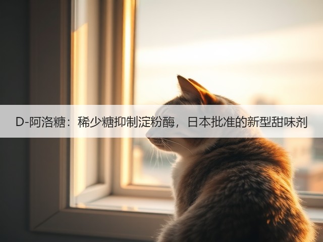 D-阿洛糖：稀少糖抑制淀粉酶，日本批准的新型甜味剂(图1)