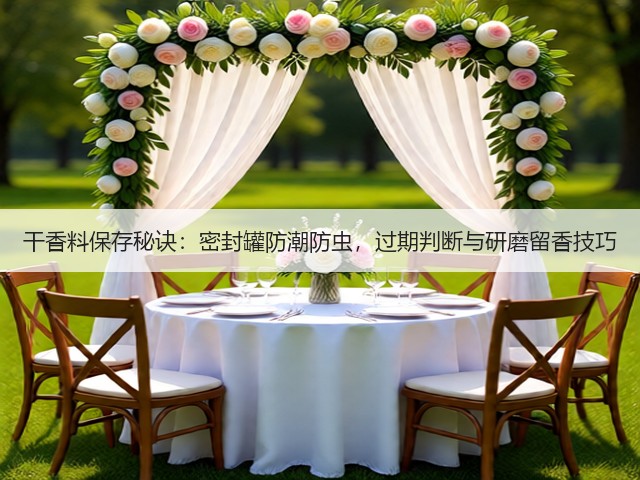干香料保存秘诀：密封罐防潮防虫，过期判断与研磨留香技巧(图4)