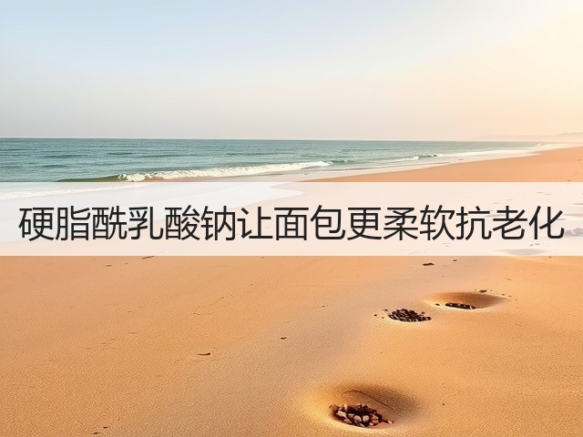 硬脂酰乳酸钠让面包更柔软抗老化(图1)