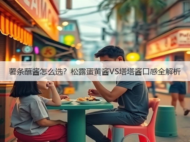薯条蘸酱怎么选？松露蛋黄酱VS塔塔酱口感全解析(图2)
