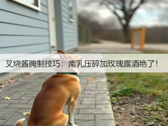 叉烧酱腌制技巧：南乳压碎加玫瑰露酒绝了！(图2)