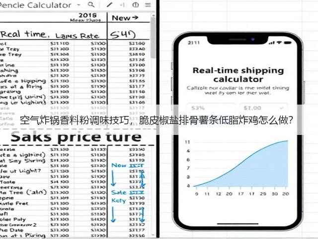 空气炸锅香料粉调味技巧，脆皮椒盐排骨薯条低脂炸鸡怎么做？(图2)