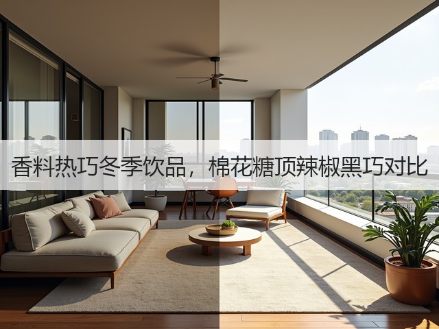 香料热巧冬季饮品，棉花糖顶辣椒黑巧对比(图4)