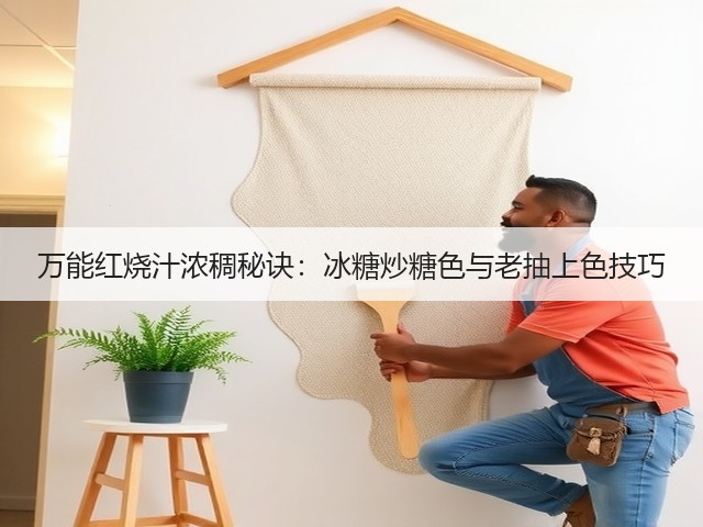 万能红烧汁浓稠秘诀：冰糖炒糖色与老抽上色技巧(图1)