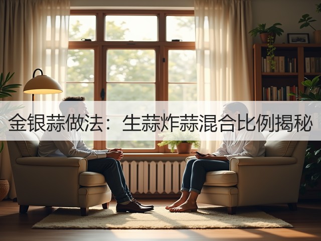金银蒜做法：生蒜炸蒜混合比例揭秘(图1)