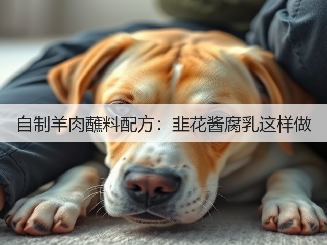 自制羊肉蘸料配方：韭花酱腐乳这样做(图1)