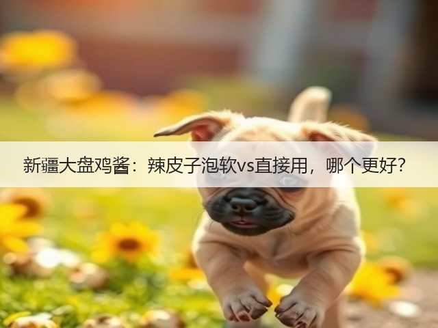 新疆大盘鸡酱：辣皮子泡软vs直接用，哪个更好？(图3)