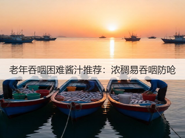 老年吞咽困难酱汁推荐：浓稠易吞咽防呛(图3)