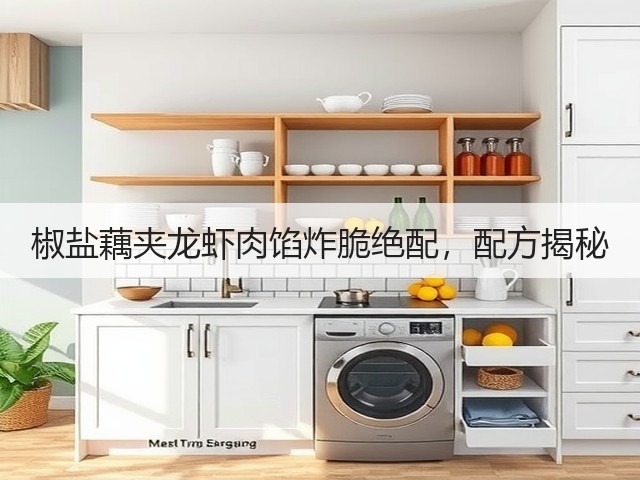 椒盐藕夹龙虾肉馅炸脆绝配，配方揭秘(图2)