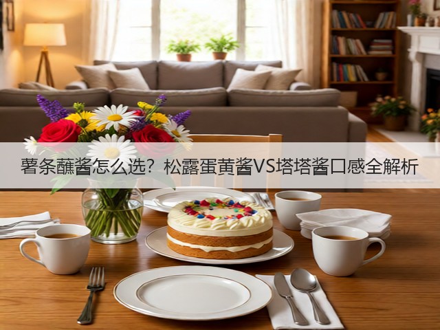 薯条蘸酱怎么选？松露蛋黄酱VS塔塔酱口感全解析(图3)