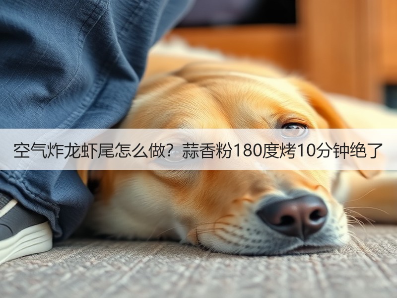 空气炸龙虾尾怎么做？蒜香粉180度烤10分钟绝了