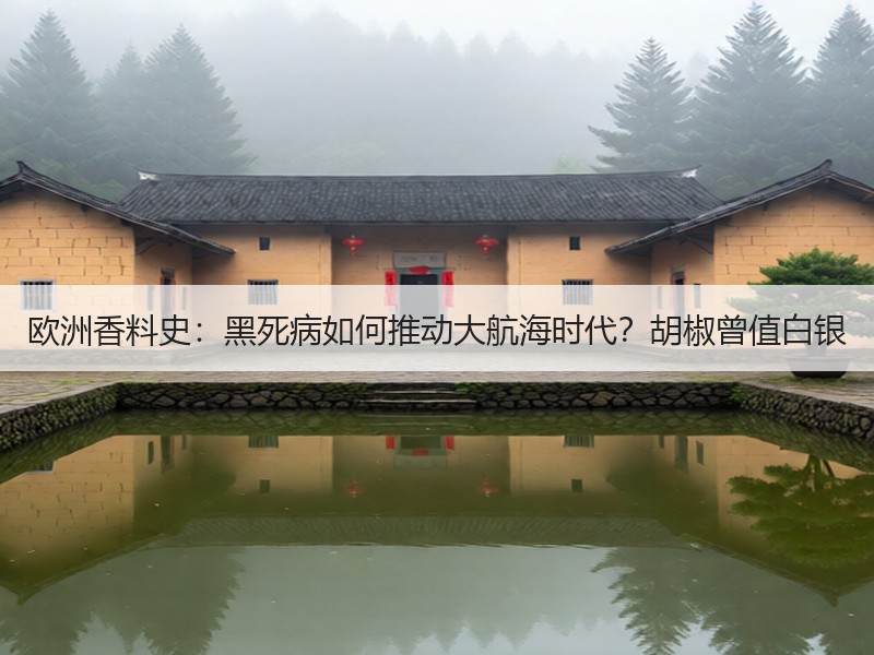 欧洲香料史：黑死病如何推动大航海时代？胡椒曾值白银
