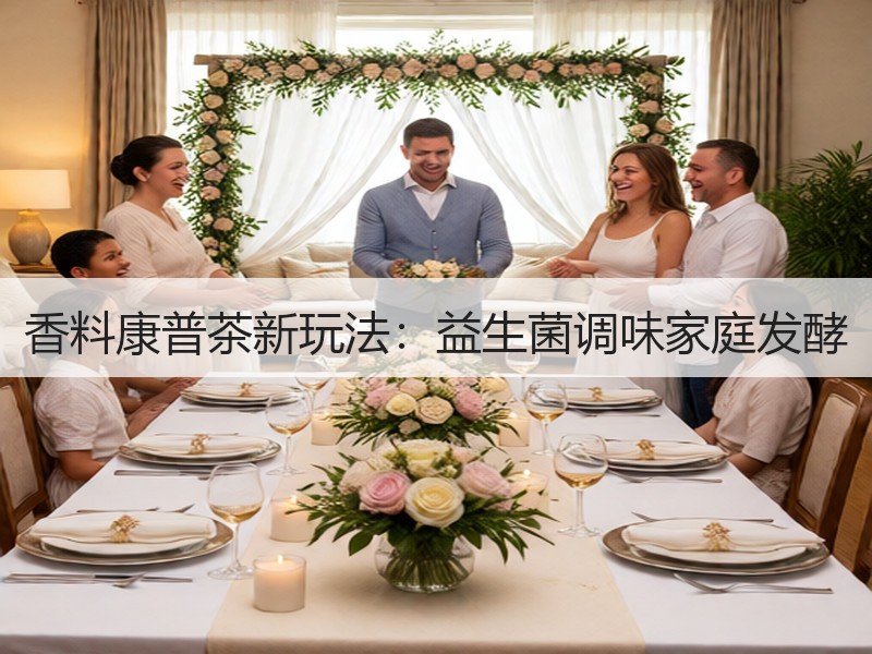 香料康普茶新玩法：益生菌调味家庭发酵