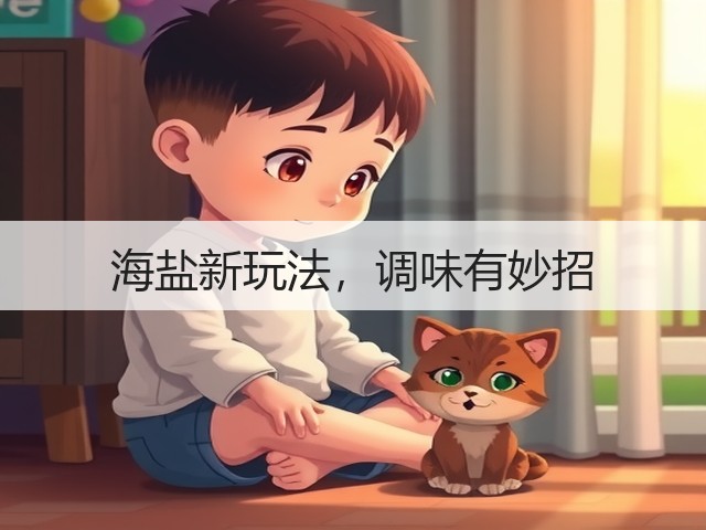 海盐新玩法,调味有妙招(图1) 海盐新玩法,调味有妙招(图1)