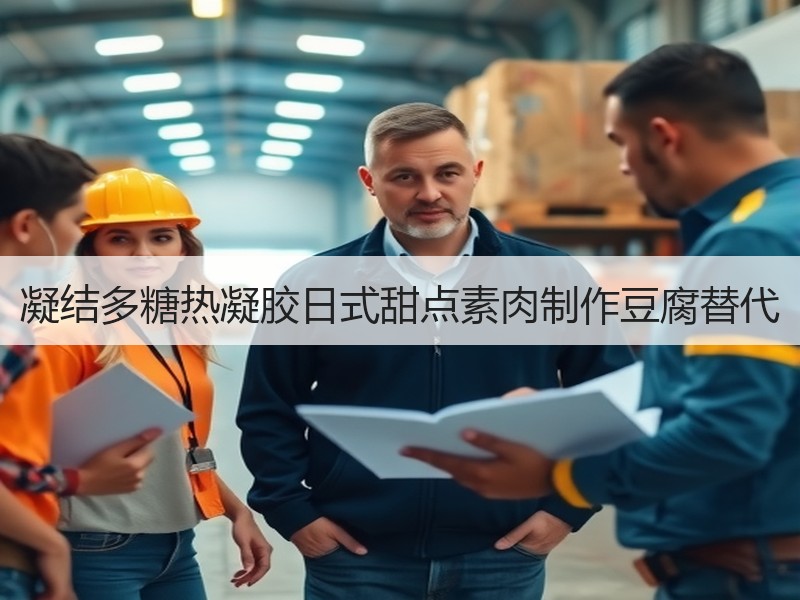 凝结多糖热凝胶日式甜点素肉制作豆腐替代