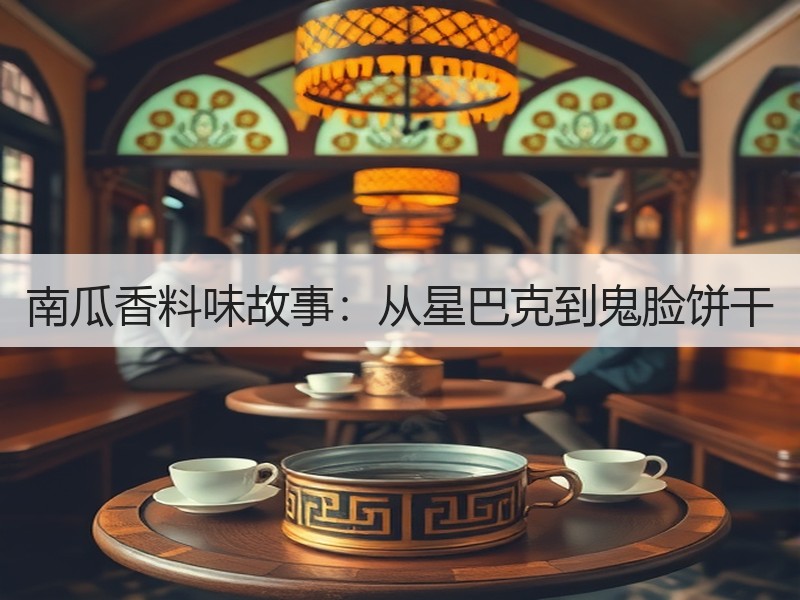 南瓜香料味故事：从星巴克到鬼脸饼干