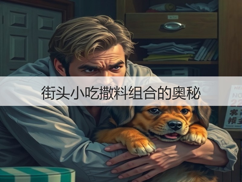 街头小吃撒料组合的奥秘