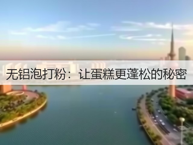 无铝泡打粉:让蛋糕更蓬松的秘密(图2) 无铝泡打粉:让蛋糕更蓬松的秘密(图2)