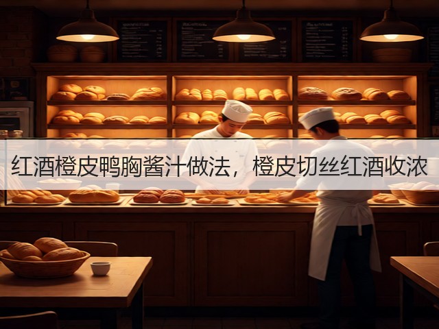 红酒橙皮鸭胸酱汁做法,橙皮切丝红酒收浓(图2) 红酒橙皮鸭胸酱汁做法,橙皮切丝红酒收浓(图2)