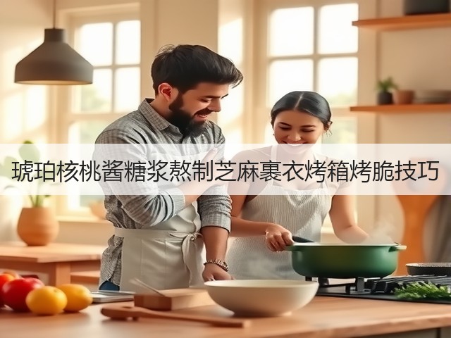 琥珀核桃酱糖浆熬制芝麻裹衣烤箱烤脆技巧(图2) 琥珀核桃酱糖浆熬制芝麻裹衣烤箱烤脆技巧(图2)