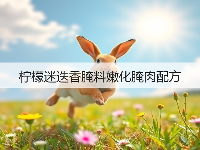 柠檬迷迭香腌料嫩化腌肉配方(图3) 柠檬迷迭香腌料嫩化腌肉配方(图3)