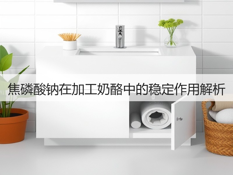 焦磷酸钠在加工奶酪中的稳定作用解析