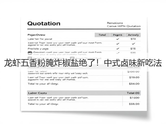 龙虾五香粉腌炸椒盐绝了!中式卤味新吃法(图2) 龙虾五香粉腌炸椒盐绝了!中式卤味新吃法(图2)