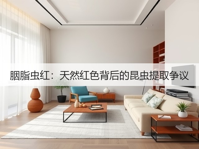 胭脂虫红:天然红色背后的昆虫提取争议(图3) 胭脂虫红:天然红色背后的昆虫提取争议(图3)