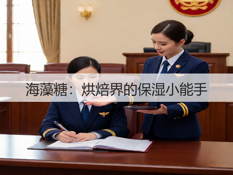 海藻糖：烘焙界的保湿小能手