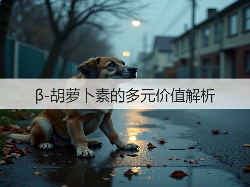 β-胡萝卜素的多元价值解析