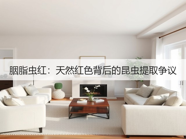 胭脂虫红:天然红色背后的昆虫提取争议(图2) 胭脂虫红:天然红色背后的昆虫提取争议(图2)
