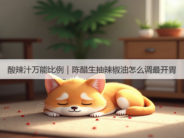 酸辣汁万能比例|陈醋生抽辣椒油怎么调最开胃(图3) 酸辣汁万能比例|陈醋生抽辣椒油怎么调最开胃(图3)