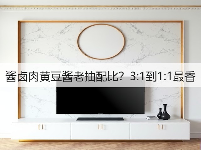酱卤肉黄豆酱老抽配比?3:1到1:1最香(图1) 酱卤肉黄豆酱老抽配比?3:1到1:1最香(图1)