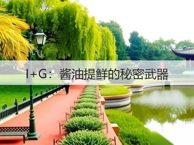 I+G:酱油提鲜的秘密武器(图2) I+G:酱油提鲜的秘密武器(图2)
