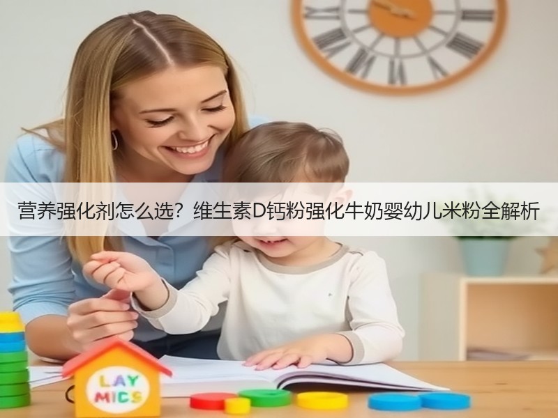 营养强化剂怎么选？维生素D钙粉强化牛奶婴幼儿米粉全解析