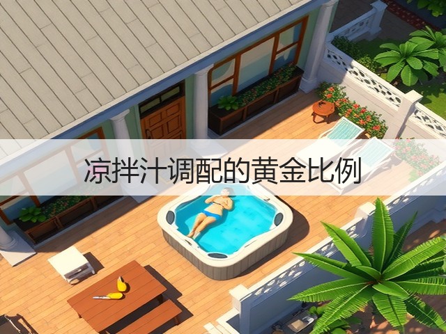 凉拌汁调配的黄金比例(图2) 凉拌汁调配的黄金比例(图2)