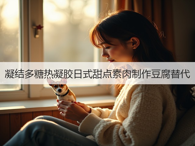 凝结多糖热凝胶日式甜点素肉制作豆腐替代(图3) 凝结多糖热凝胶日式甜点素肉制作豆腐替代(图3)