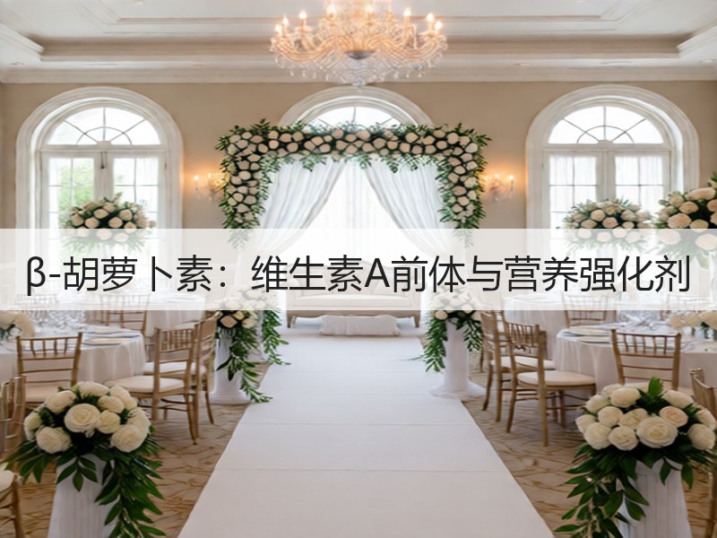 β-胡萝卜素：维生素A前体与营养强化剂