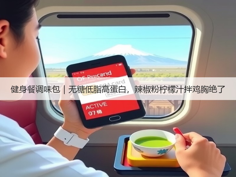 健身餐调味包｜无糖低脂高蛋白，辣椒粉柠檬汁拌鸡胸绝了