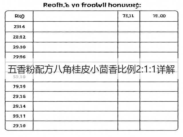 五香粉配方八角桂皮小茴香比例2:1:1详解(图3) 五香粉配方八角桂皮小茴香比例2:1:1详解(图3)