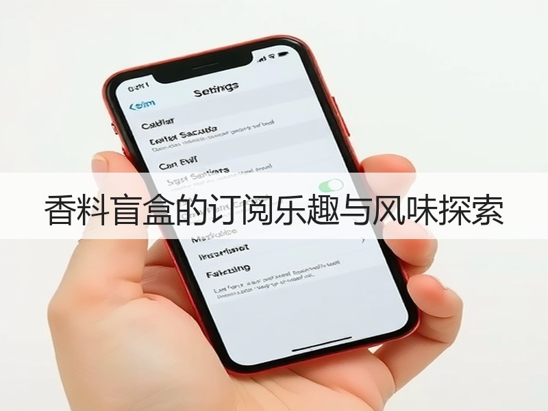 香料盲盒的订阅乐趣与风味探索