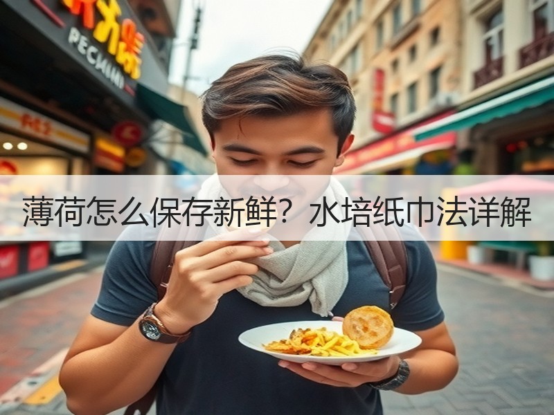 薄荷怎么保存新鲜？水培纸巾法详解