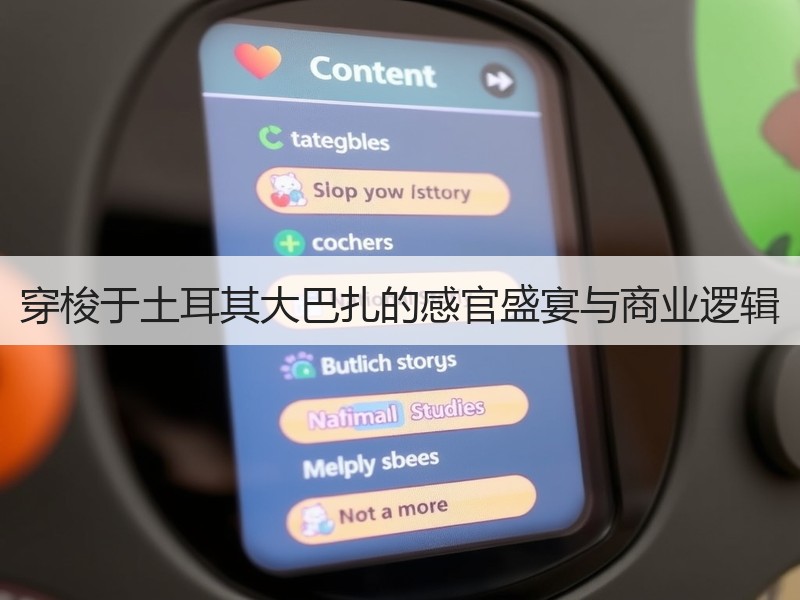 穿梭于土耳其大巴扎的感官盛宴与商业逻辑