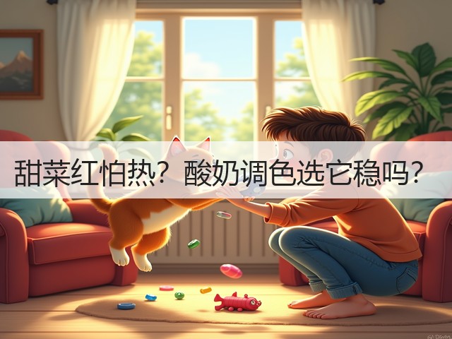 甜菜红怕热?酸奶调色选它稳吗?(图2) 甜菜红怕热?酸奶调色选它稳吗?(图2)
