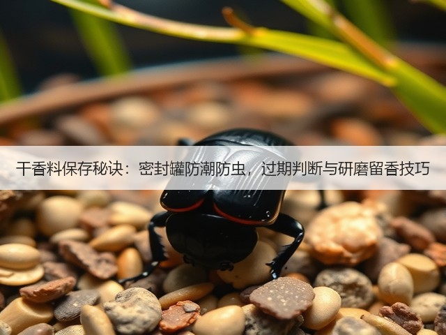 干香料保存秘诀:密封罐防潮防虫,过期判断与研磨留香技巧(图1) 干香料保存秘诀:密封罐防潮防虫,过期判断与研磨留香技巧(图1)