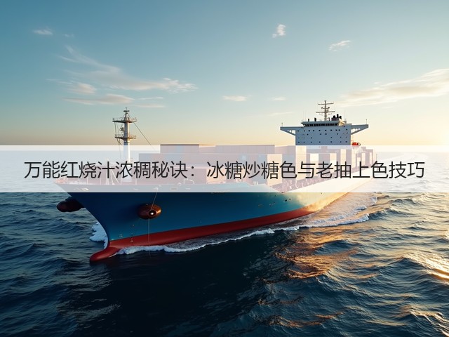 万能红烧汁浓稠秘诀:冰糖炒糖色与老抽上色技巧(图3) 万能红烧汁浓稠秘诀:冰糖炒糖色与老抽上色技巧(图3)